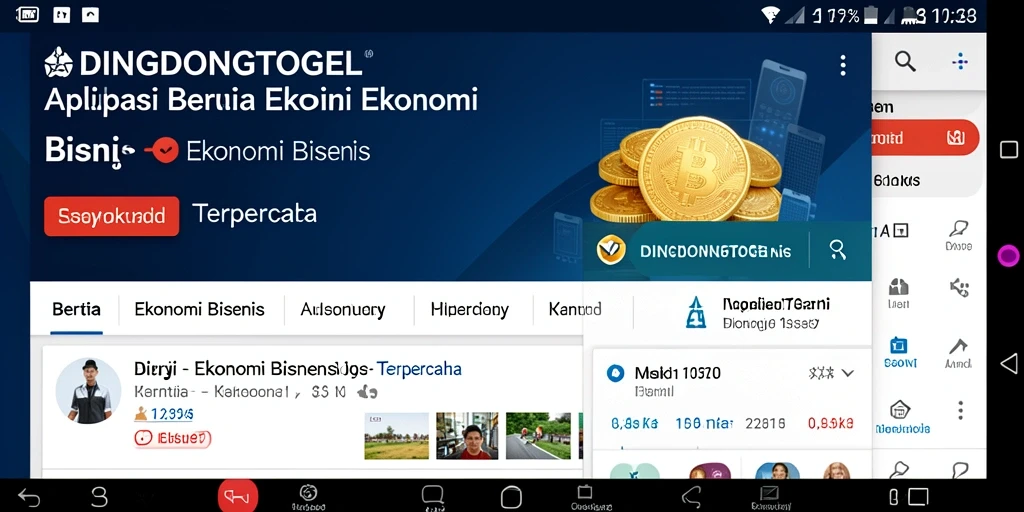 Antarmuka aplikasi DINGDONGTOGEL yang informatif dan responsif.