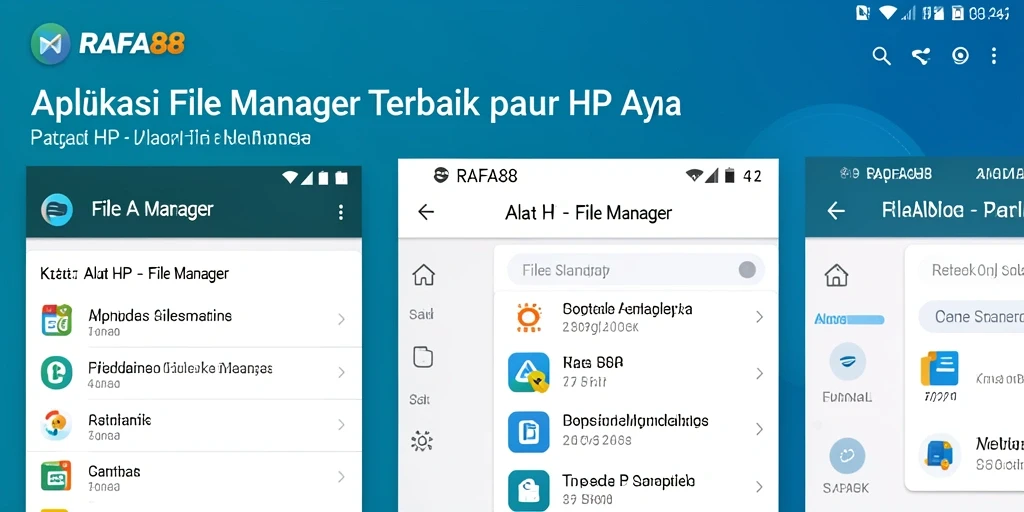 Antarmuka pengguna RAFA88 yang intuitif dan mudah digunakan.