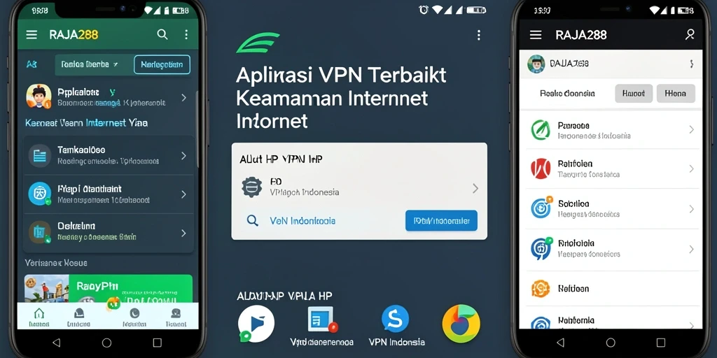Antarmuka sederhana dan intuitif dari aplikasi RAJA288.