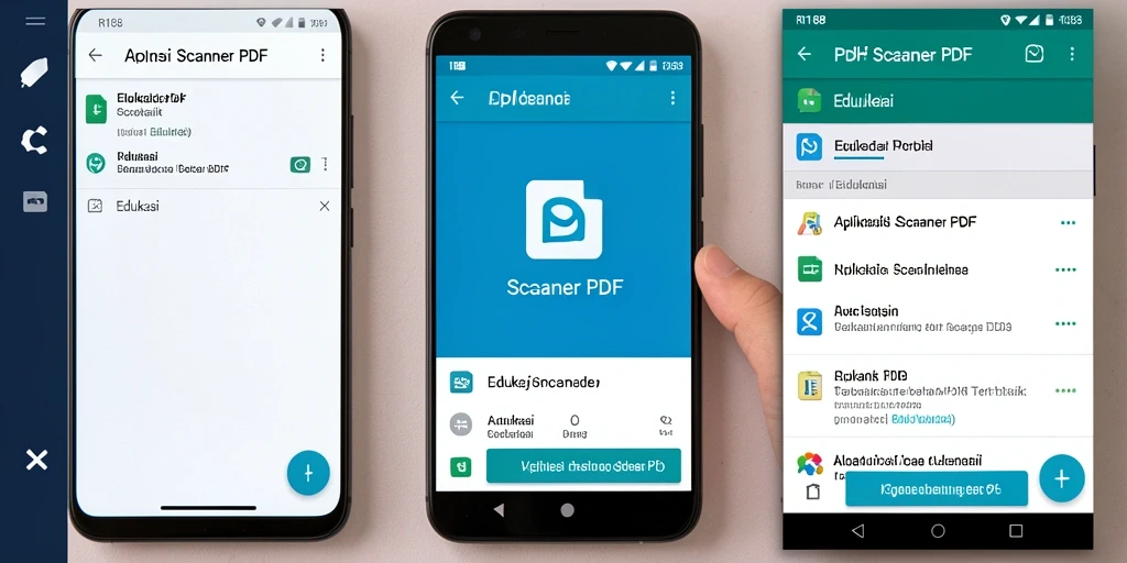 Antarmuka RI188 yang sederhana dan intuitif untuk Scanner PDF.